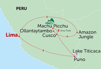 Peru: Do Lago Titicaca a Machu Picchu e à Amazónia